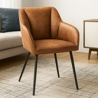 Sedia da Pranzo Ergonomica con Imbottitura Alta De