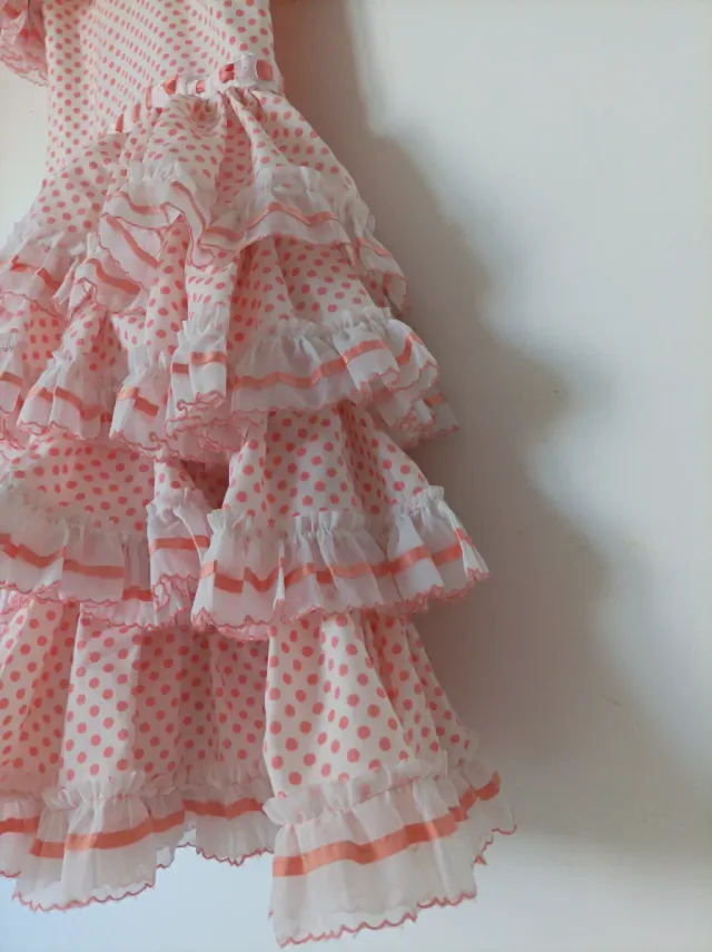 Traje sevillano niña volantes