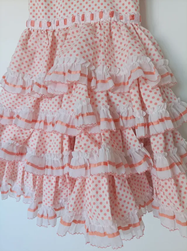 Traje sevillano niña volantes