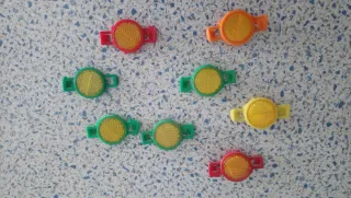 Reflectores Bicicleta Vintage kellogs año 1992.