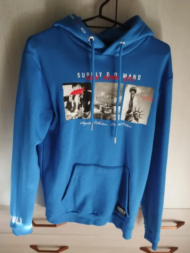 Sudadera Supply & Demand Azul