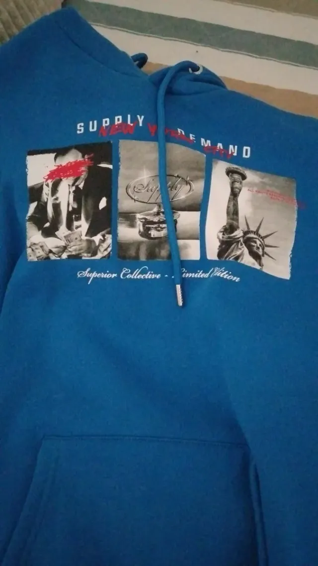 Sudadera Supply & Demand Azul