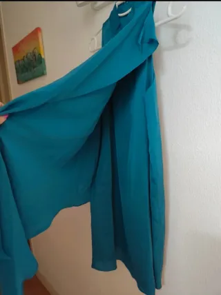 Vestido Sfera - Talla L - Azul Petróleo