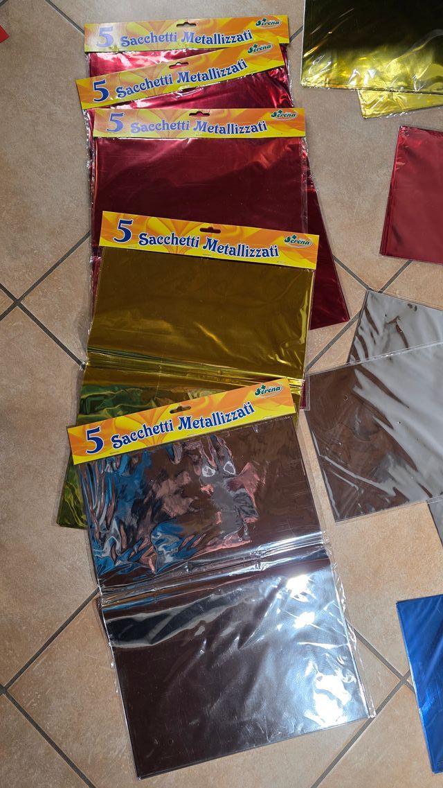 121 Sacchetti Natalizi Multicolore