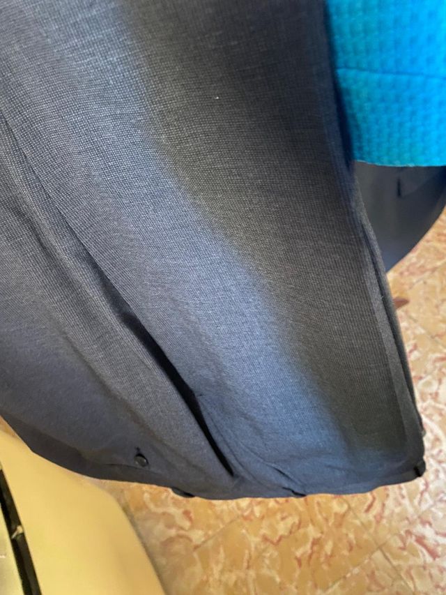 Traje de lana gris oscuro Talla 58