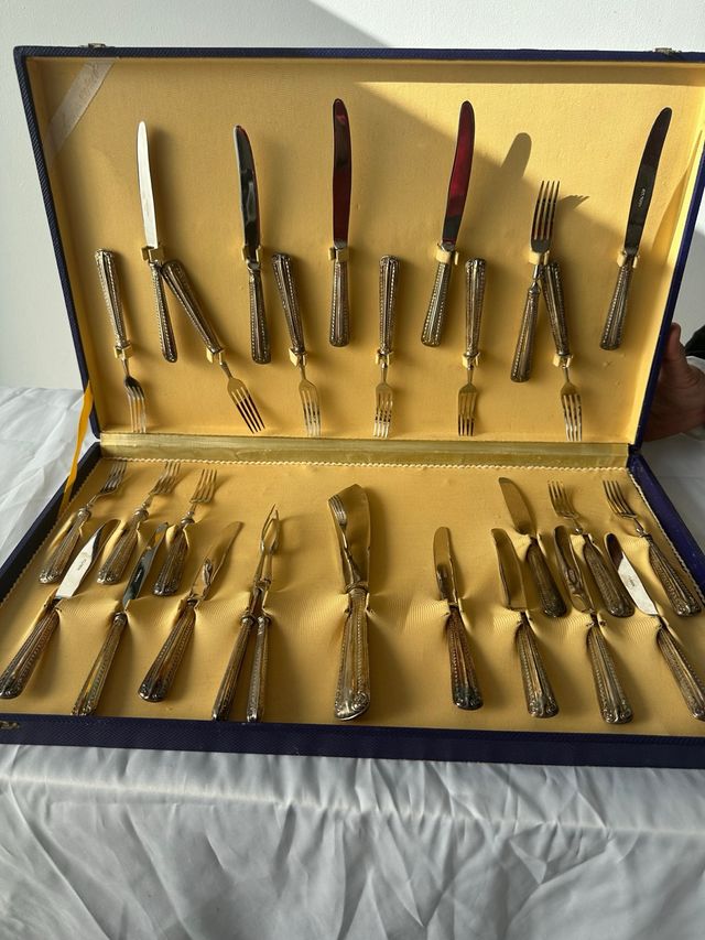 Cubertería Postre Plata 800