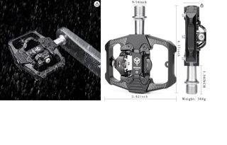 Pedales Bicicleta SPD 9/16 Aluminio Sellados