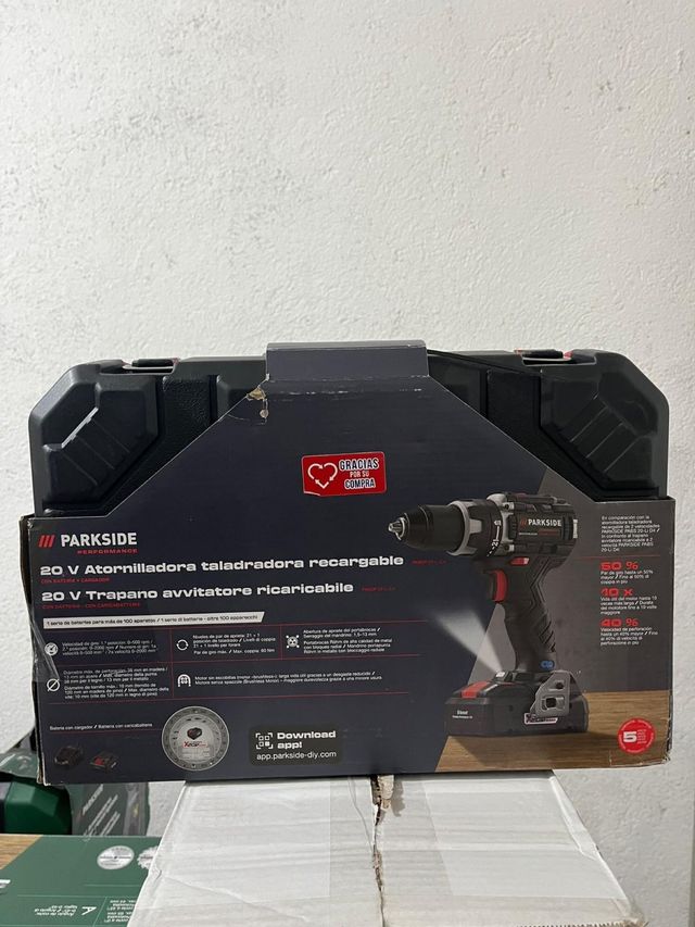 Taladro Atornillador Parkside 20V Brushless