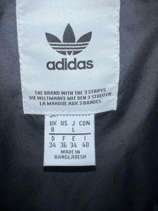 Chaqueta Adidas Negra con Capucha