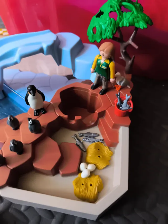 Playmobil Set Pingüino Piscina