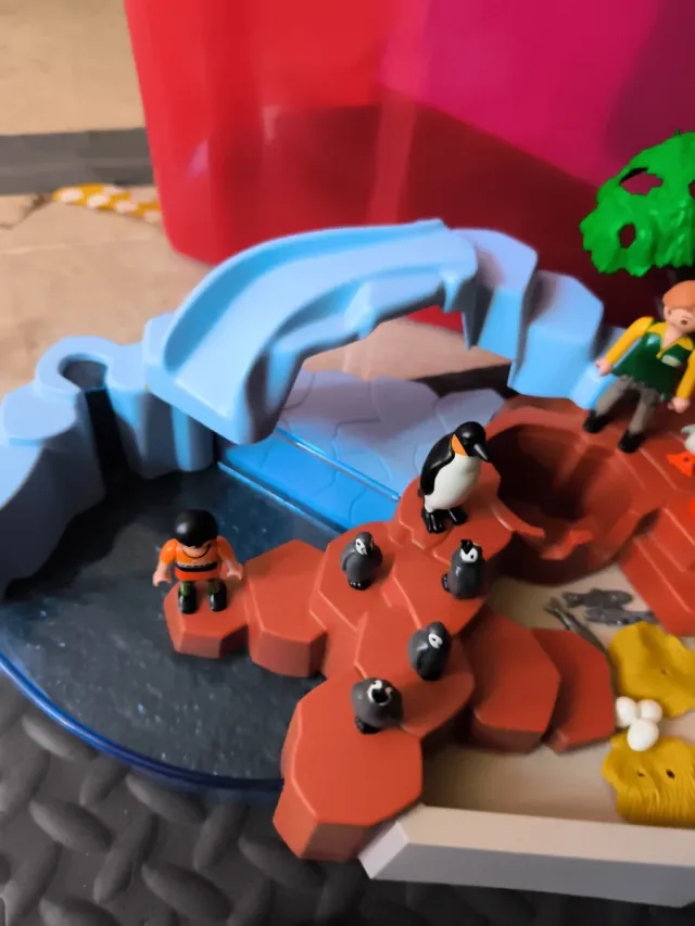 Playmobil Set Pingüino Piscina