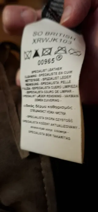 Cazadora cuero Roxy beige Talla M