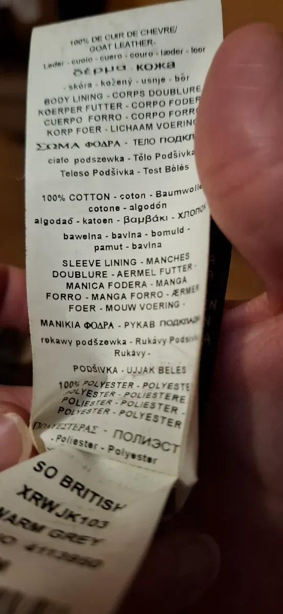 Cazadora cuero Roxy beige Talla M