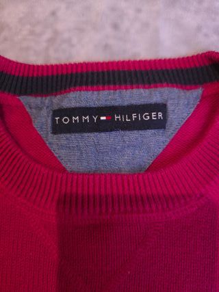 Jersey Tommy Hilfiger Rojo Talla L Ref-21500
