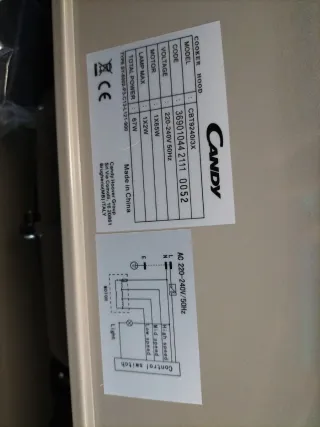 Campana extractora Candy