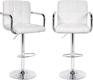 Set 2 Sgabelli da Bar Cucina Seduta e Schienale in