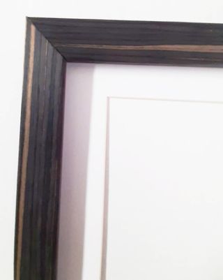 Cornice nera con venature con passep. cm. 21x29,7