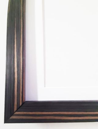 Cornice nera con venature con passep. cm. 21x29,7