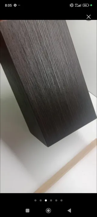 Vaso in palissandro scuro