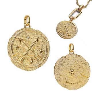 Colgante modelo Pandora Talismán dorado