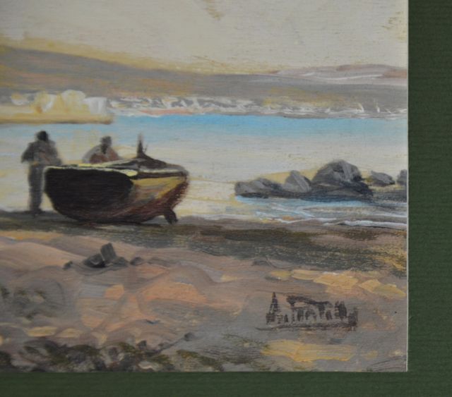 Dipinto firmato olio su tavola – Vesuvio, anni ‘80