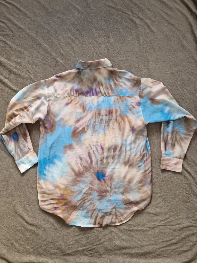 Camisa oversize tie-dye