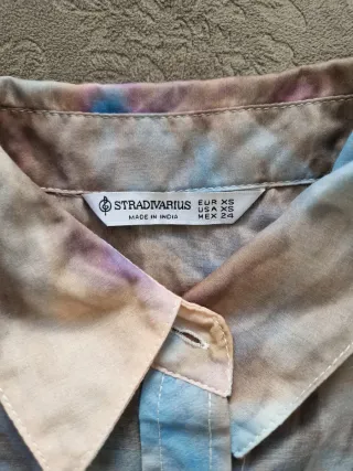 Camisa oversize tie-dye