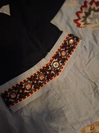 Camisa Desigual Azul y Negra