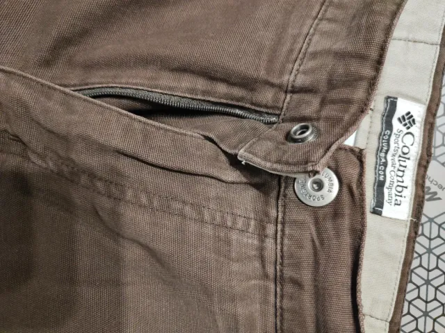 Pantalones Columbia Marrones Cargo