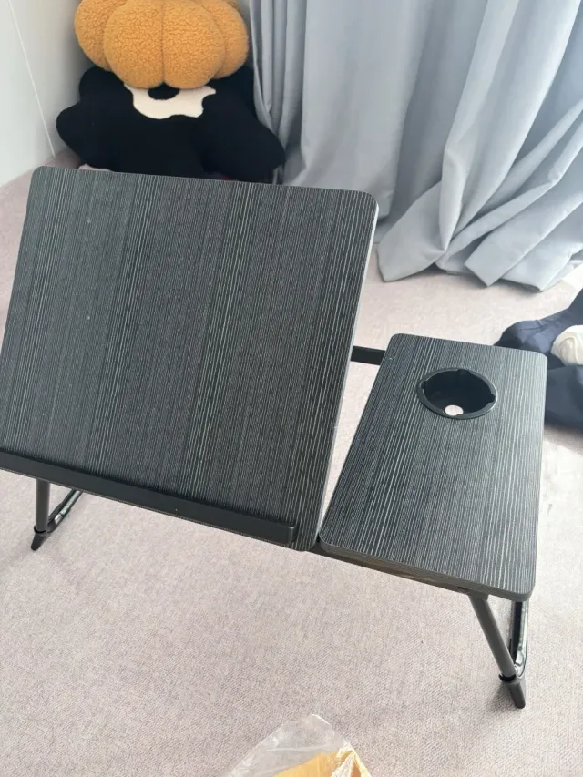 Mesa Plegable Portátil con Portavasos