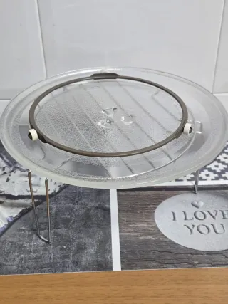 Plato giratorio,rejilla y anillo microondas.10,20