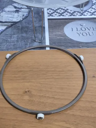 Plato giratorio,rejilla y anillo microondas.10,20