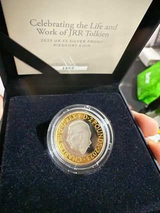 Moneda Royal Mint JRR Tolkien 2023