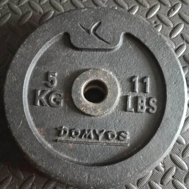 Discos pesa 5kg hierro 28mm