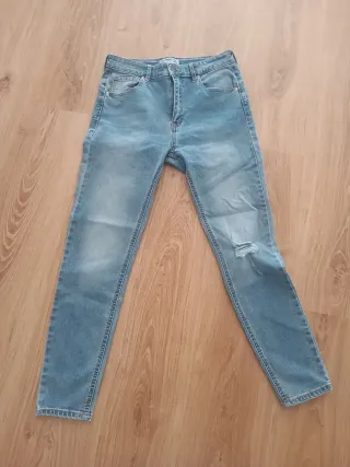 Pantalón vaquero mujer azul