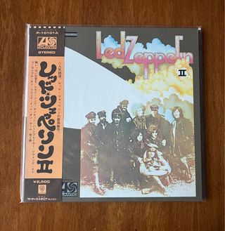 Led Zeppelin II LP con OBI (Japan) póster