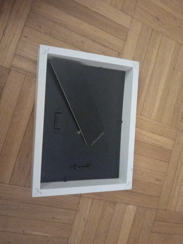 Marco de fotos madera blanco