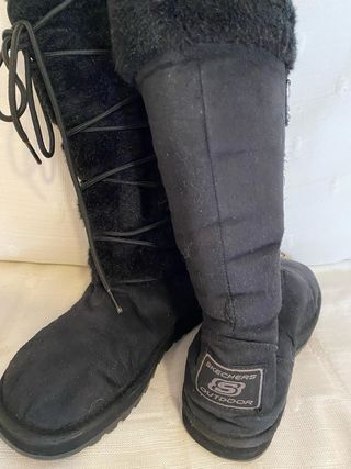 Botas altas Skechers, negro, Talla 36
