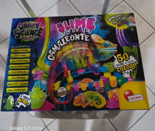 Crazy Science Kit Slime Camaleonte Lisciani