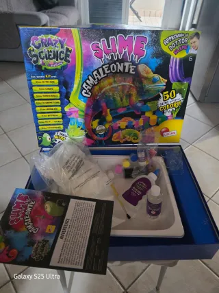 Crazy Science Kit Slime Camaleonte Lisciani