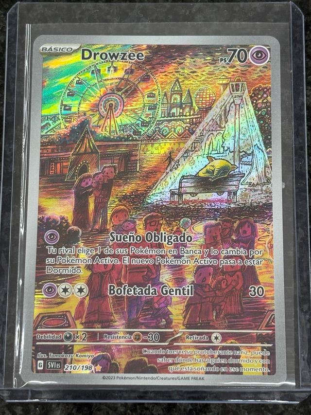 Carta Pokémon Drowzee Básico 210/198