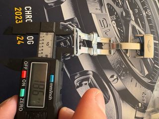 Hebilla Breitling 19-20mm Plata