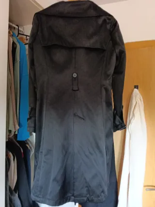 Chaqueta gabardina Zara Negra