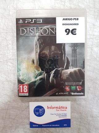 Dishonored PS3 Juego