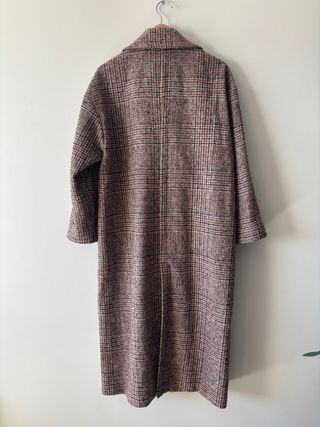 Abrigo Massimo Dutti cuadros talla XS