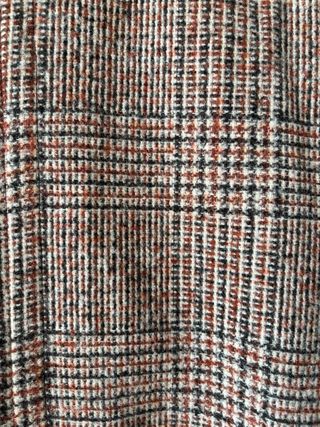 Abrigo Massimo Dutti cuadros talla XS