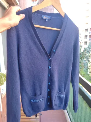 Cardigan Luisa Spagnoli blu tg M