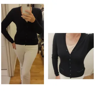 Cardigan Luisa Spagnoli blu tg M