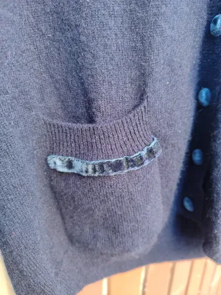 Cardigan Luisa Spagnoli blu tg M