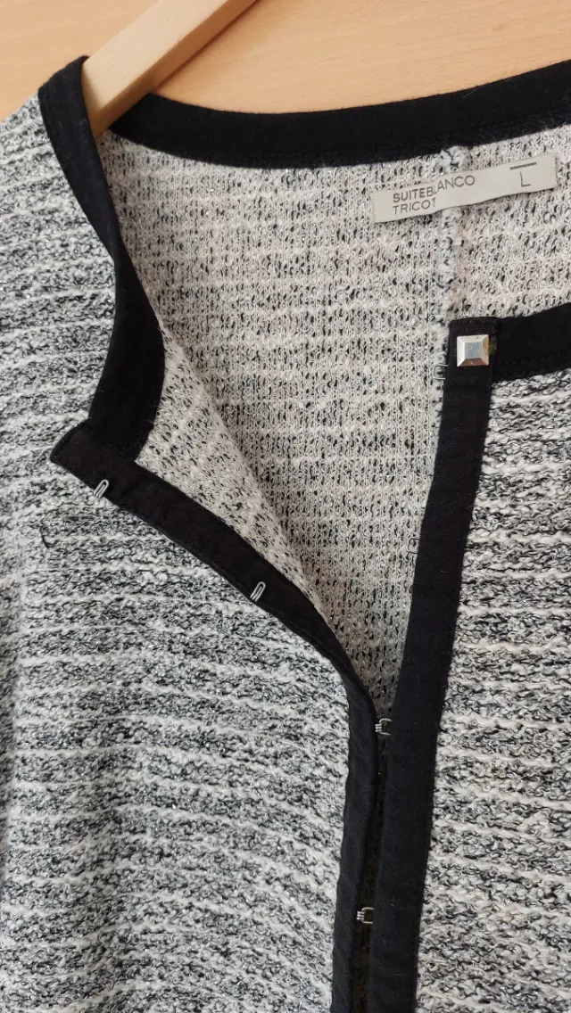 Cárdigan estilo Chanel